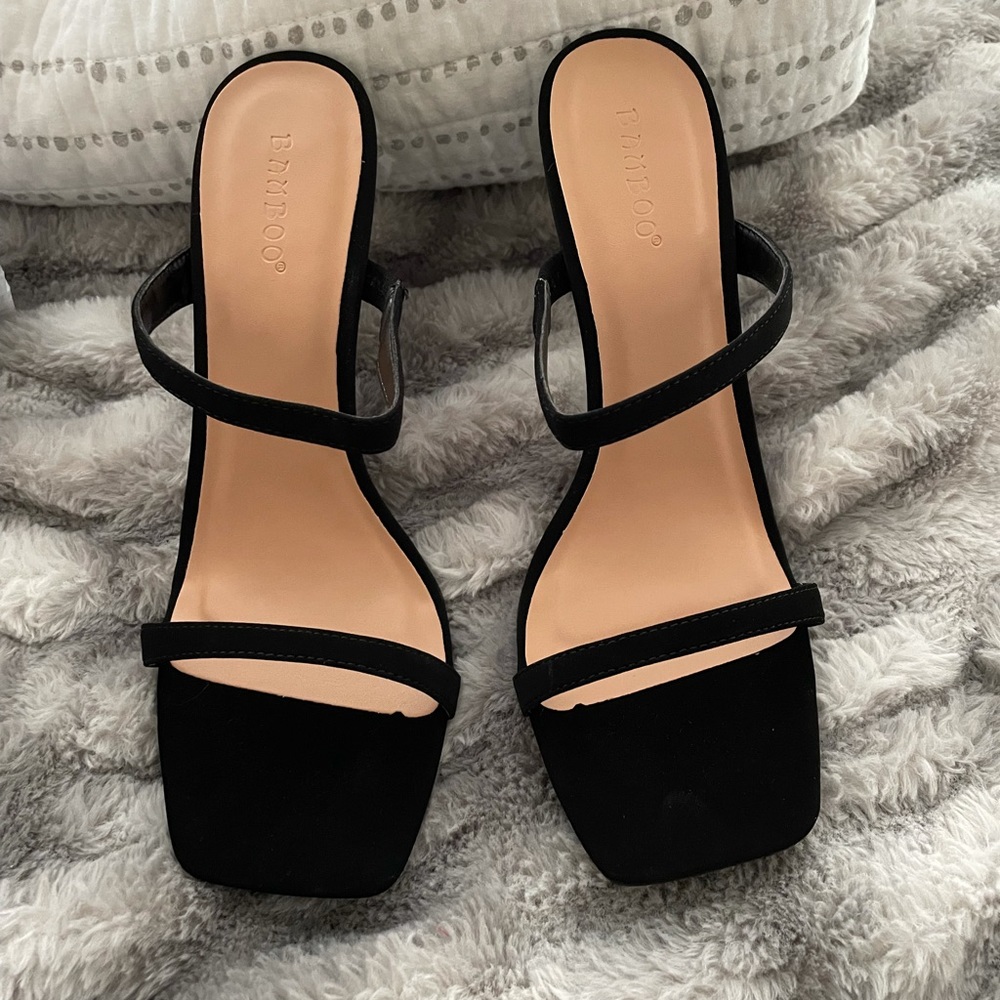 Brand new strap heels